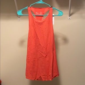 Coral double racer tank. Zyia